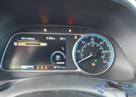 2022 Nissan Leaf Sv 40 Kwh z USA, uszkodzony, nr VIN 1N4AZ1CV9NC555029